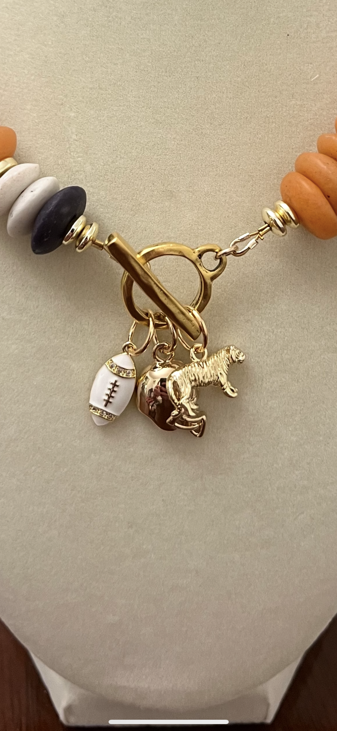 Gold Tiger Charm