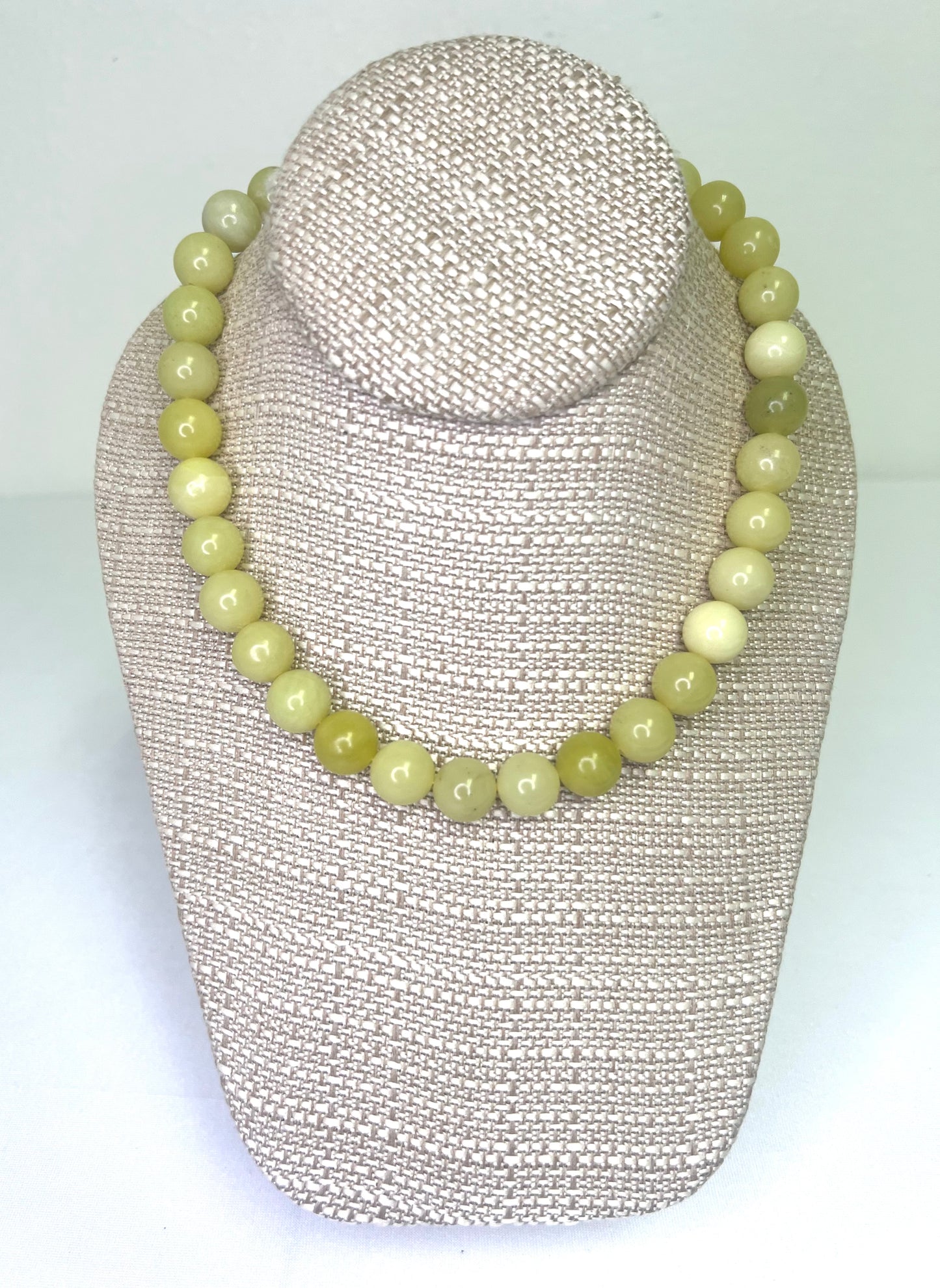 Yellow Round Gemstone Necklace