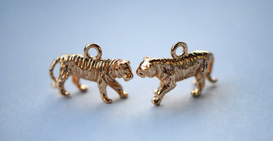 Gold Tiger Charm