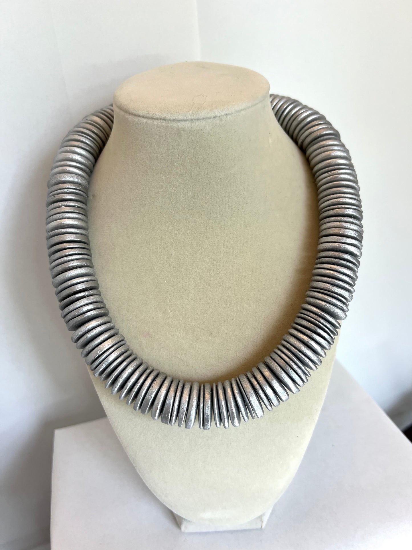 Silver Coconut Shell Necklace
