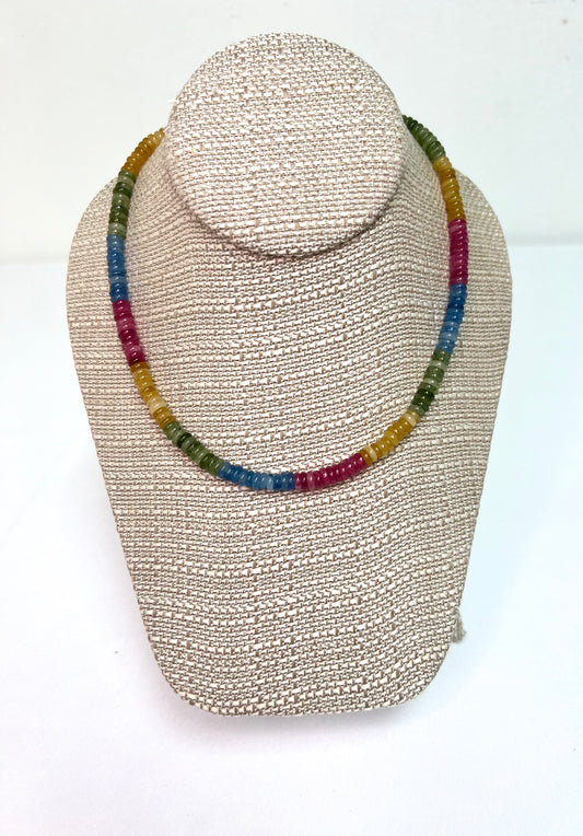 Multicolor Beaded Statement Necklace