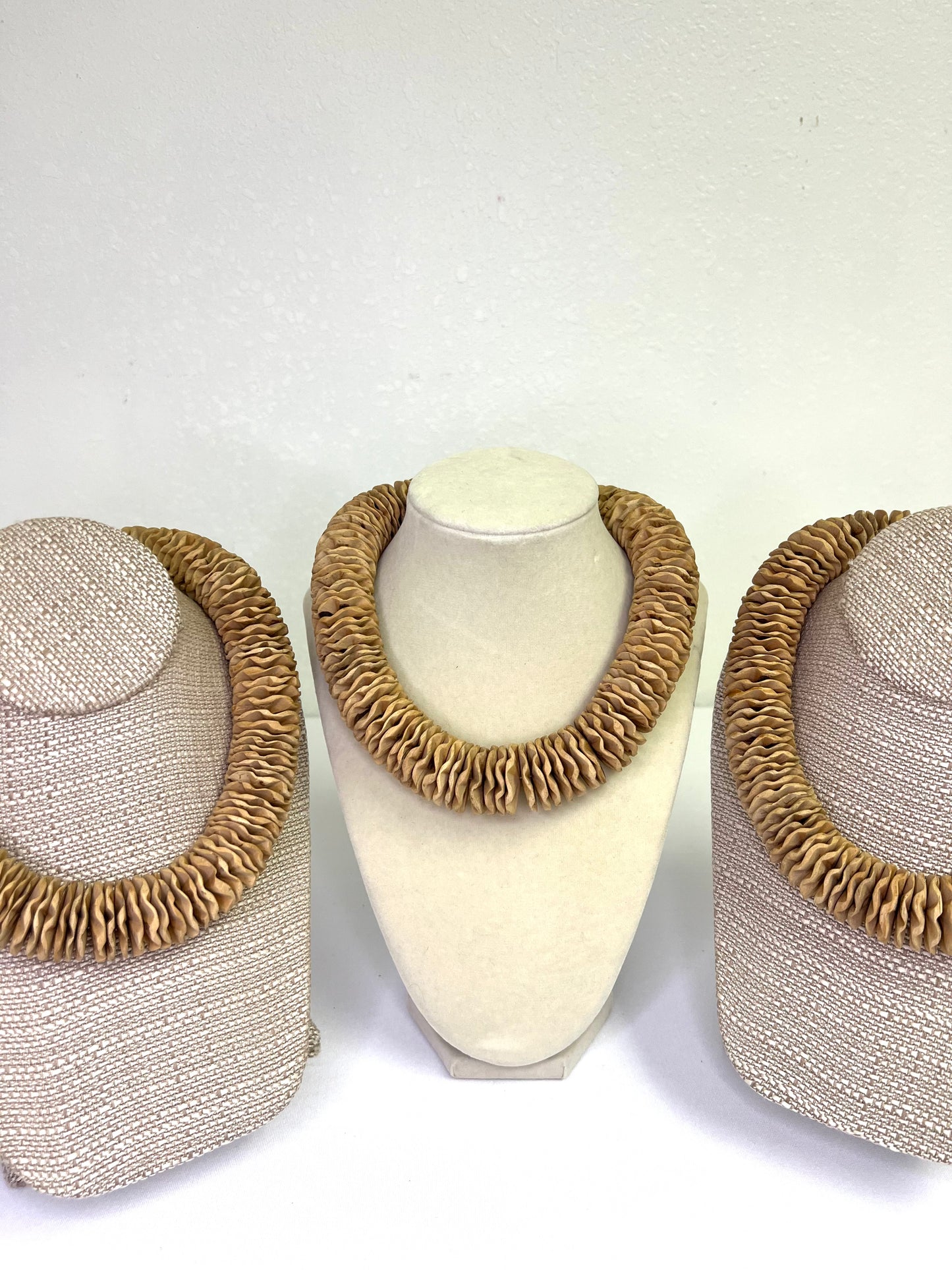 Coastal Sand Ripple Statement Necklace
